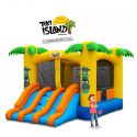 Tiki Island Combo 13 Commercial Inflatable Bouncer w Slide