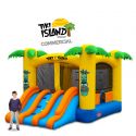 Tiki Island Combo 15 Commercial Inflatable Bouncer w Slide