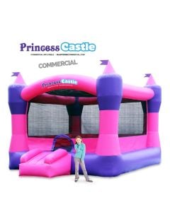 Princess Castle 15 Commercial Bouncer Moonwalk