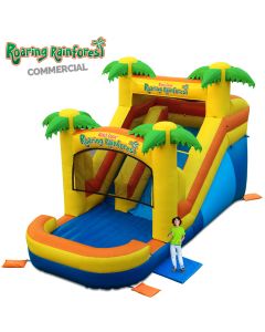 Roaring Rainforest 14 Inflatable Commercial Slide
