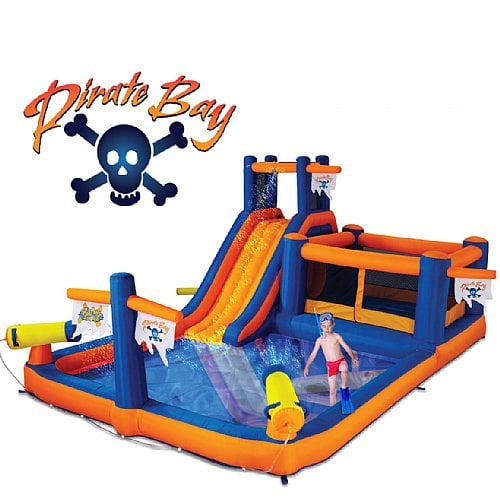 Show product details for The Pirates Bay Inflatable Play Park